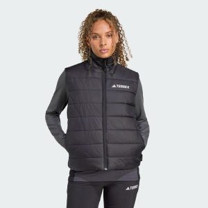 Ocieplana kamizelka Terrex Multi Essentials CLIMAWARM. Czarne kamizelki ADIDAS, s, bez wzorów, bez kołnierzyka, bez ramiączek, bez kaptura. Za 349,00 zł.