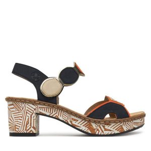 Sandały Rieker. Sandały Rieker, bez wzorów, bez obcasa, na słupku, bez zapięcia. Za 329,99 zł.