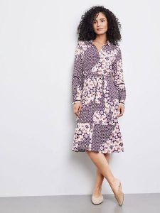 Gerry Weber Sukienka w kolorze jasnoróżowo-ciemnofioletowym rozmiar: 40. Różowe sukienki Gerry Weber, bez wzorów, bez kołnierzyka, bez ramiączek, midi. Za 193,70 zł.