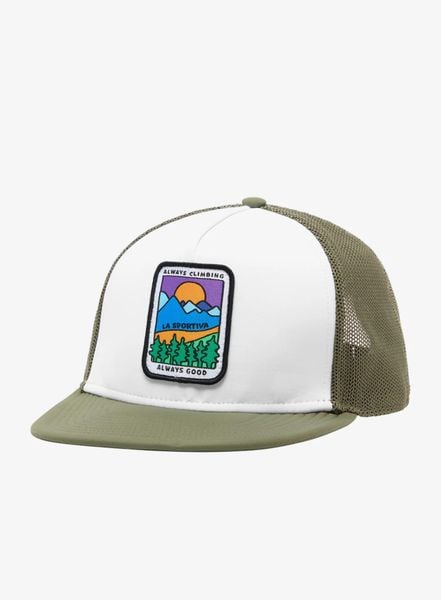 Czapka z daszkiem La Sportiva Always Climbing Hat. Białe czapki La Sportiva, z aplikacjami, z materiału, eleganckie. Za 142,99 zł.