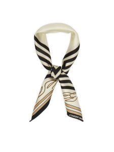 KARL LAGERFELD Apaszka B2W33047 Beżowy jasny. Brązowe apaszki i chusty KARL LAGERFELD, bez wzorów, z jedwabiu. Za 429,99 zł.