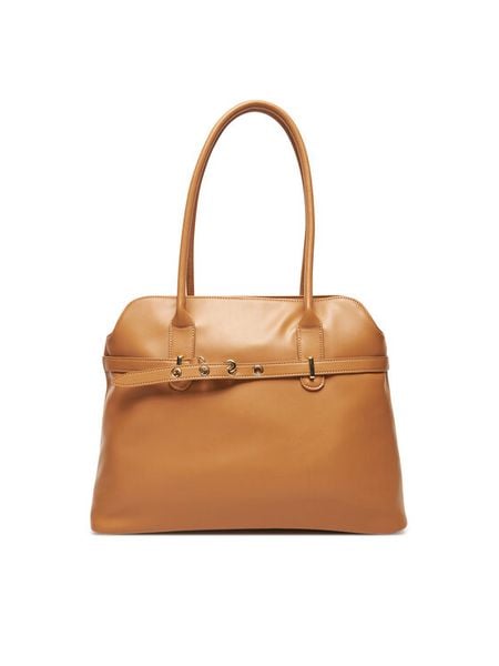 DeeZee Torebka C-DZE-S-010-08 Beżowy. Brązowe shopper bag DeeZee, bez wzorów, z materiału, bez dodatków. Za 149,99 zł.