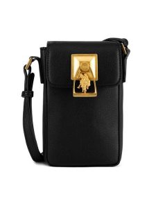 U.S. Polo Assn. Torebka BIUXT8489WVP Czarny. Czarne torebki klasyczne U.S. Polo Assn., bez wzorów, z tworzywa sztucznego, bez dodatków. Za 259,99 zł.