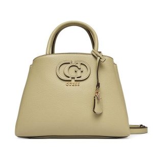 Torebka Guess. Zielone kuferki Guess, z aplikacjami, bez dodatków. Za 699,99 zł.