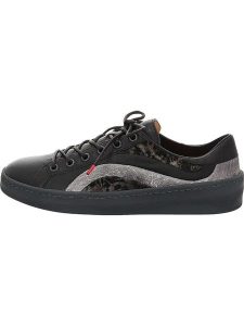 Think! Skórzane sneakersy w kolorze czarnym rozmiar: 42. Czarne trampki Think, bez wzorów, bez zapięcia. Za 244,80 zł.