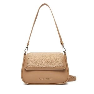 Torebka Valentino. Brązowe listonoszki Valentino, bez wzorów, bez dodatków. Za 399,99 zł.
