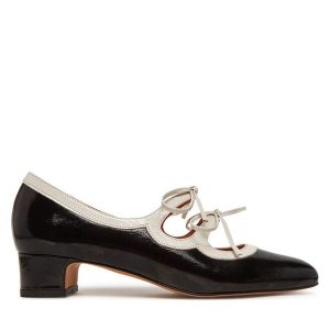 Półbuty Balagan. Czarne czółenka Balagan, bez wzorów, bez obcasa, na obcasie, bez zapięcia. Za 409,99 zł.