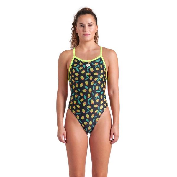 Strój Kąpielowy Damski Arena Olives Swimsuit Xcriss. Czarne stroje jednoczęściowe Arena, bez wzorów, z materiału. Za 259,99 zł.