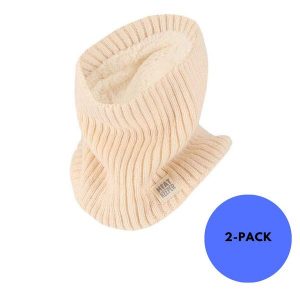 Komin Damski Onesize - 2 sztuki. Czarne szaliki HEAT KEEPER, bez wzorów, z elastanu. Za 185,79 zł.