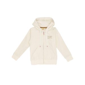 Bluza z kaptur na co dzień na siłownię. Białe bluzy LEONE 1947 APPAREL, bez wzorów, z bawełny, bez kaptura. W wyprzedaży za 101,80 zł.