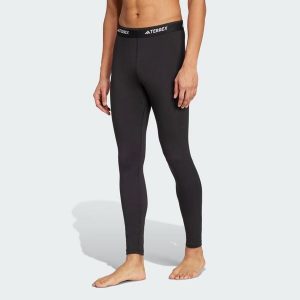Legginsy Multi Synthetic Base Layer. Czarne legginsy ADIDAS, bez wzorów. Za 219,00 zł.