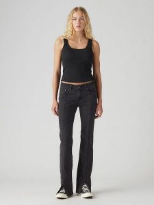 Levi's Dżinsy - Skinny fit - w kolorze antracytowym rozmiar: W28/L30. Czarne jeansy Levi's®, z aplikacjami. Za 105,38 zł.