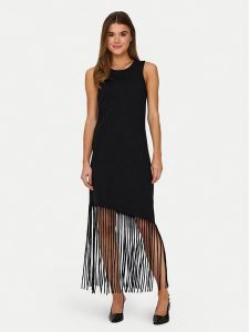 ONLY Sukienka codzienna Zinna 15325497 Czarny Regular Fit. Czarne kombinezony ONLY, xs, bez wzorów, z bawełny, bez kołnierzyka, bez ramiączek. Za 99,99 zł.