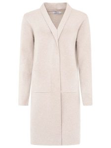 Zwillingsherz Kardigan "Jessi" w kolorze beżowym rozmiar: S/M. Brązowe kardigany Zwillingsherz. Za 208,99 zł.