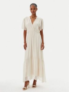 Haveone Sukienka letnia AFF-N006 Écru Loose Fit. Kombinezony Haveone, na lato, l, bez wzorów, z wiskozy, bez kołnierzyka, bez ramiączek. Za 349,99 zł.