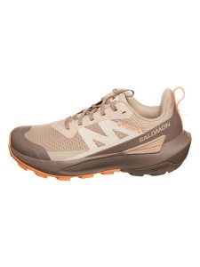 SALOMON Buty trekkingowe "Elixir Activ" w kolorze jasnobrązowym rozmiar: 38 2/3. Brązowe buty trekkingowe Salomon, z materiału, bez zapięcia. Za 247,40 zł.