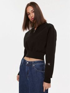 Calvin Klein Jeans Sweter J20J221967 Czarny Regular Fit. Czarne swetry klasyczne Calvin Klein Jeans, xl, z jeansu, bez kołnierzyka. Za 459,99 zł.