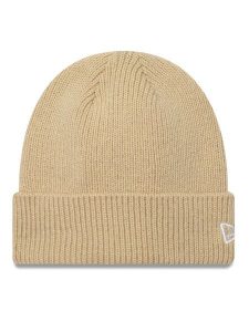New Era Czapka Wool Cuff Knit Beanie 60424812 Beżowy. Brązowe czapki New Era, bez wzorów, z materiału. Za 139,99 zł.