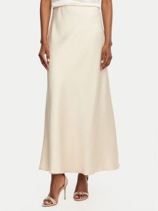 Rinascimento Spódnica maxi CFC0128467003 Beżowy Regular Fit. Brązowe spódnice Rinascimento, m, bez wzorów, z syntetyku, maxi. Za 489,99 zł.