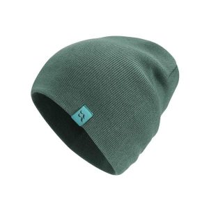 Czapka dzianinowa podwijana Rab Adzuki Beanie. Zielone czapki RAB, bez wzorów, z dzianiny, sportowe. Za 94,99 zł.