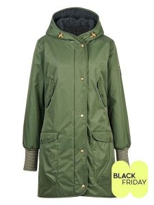 Finside Dwustronna parka zimowa "Suomukka" w kolorze zielonym rozmiar: 36. Zielone płaszcze Finside, na zimę, s, bez wzorów, bez kaptura. Za 306,01 zł.
