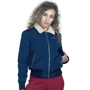 Kurtka damska Flags&Cup Zealandia. Niebieskie kurtki FLAGS&CUP, bez wzorów, bez kaptura. Za 429,00 zł.