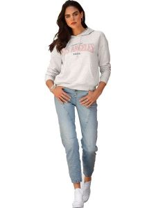 Heine Bluza w kolorze jasnoszarym rozmiar: 42. Szare bluzy Heine, bez wzorów, z kapturem. Za 72,95 zł.