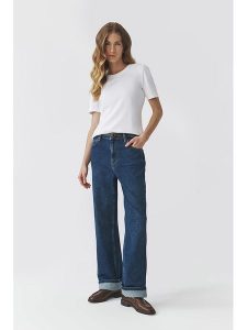 TATUUM Dżinsy "Risono" - Comfort fit - w kolorze granatowym rozmiar: 42. Niebieskie jeansy Tatuum, z aplikacjami, ze skóry. Za 236,05 zł.