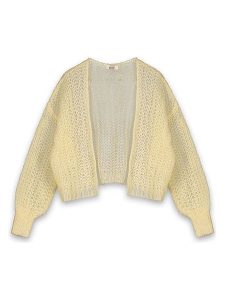 Like Flo Kardigan w kolorze żółtym rozmiar: 152. Żółte kardigany Like Flo, ze splotem. Za 109,95 zł.
