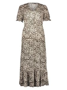 ONLY Sukienka w kolorze khaki rozmiar: XL. Brązowe sukienki ONLY, na imprezę, s, bez wzorów, z wiskozy, klasyczne, bez kołnierzyka, bez ramiączek, midi. Za 144,95 zł.