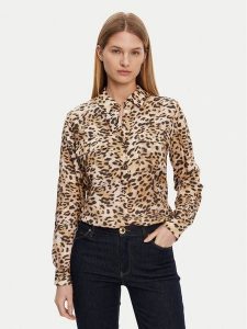 Guess Koszula W5GH83 WH5N2 Kolorowy Regular Fit. Koszule Guess, s, z aplikacjami, z wiskozy, bez kołnierzyka, bez ramiączek. Za 249,99 zł.