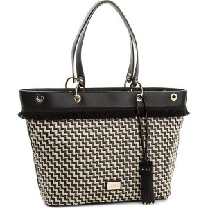 Torebka LIU JO - L Tote Virginia N18225 E0002 Nero 22222. Shopper bag marki Liu Jo. W wyprzedaży za 419,00 zł.