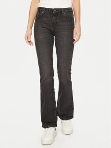 Guess Jeans Jeansy W5RA1S D5M71 Szary Regular Fit. Szare jeansy Guess Jeans, z aplikacjami, z bawełny. Za 219,99 zł.