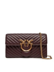 PINKO Torebka Love One Wallet C PE 25 PLTT 100062 A0GK Fioletowy. Fioletowe torebki wieczorowe Pinko, bez wzorów, ze skóry, bez dodatków. Za 689,99 zł.