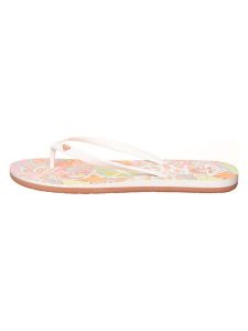 Roxy Japonki "Tahiti VII" w kolorze białym rozmiar: 37. Białe klapki Roxy, bez wzorów, z otwartym noskiem, bez obcasa. Za 70,90 zł.