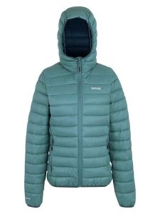 Regatta Kurtka pikowana "Marizion" w kolorze turkusowym rozmiar: 44. Niebieskie kurtki Regatta, bez wzorów, bez kaptura. Za 174,02 zł.