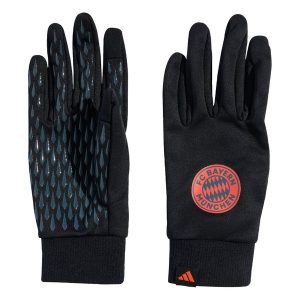 Rękawice FC Bayern Fieldplayer. Brązowe rękawiczki ADIDAS, bez wzorów. Za 119,00 zł.