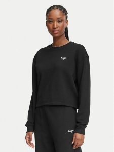 HUGO Bluza Damaswee_B 50571605 Czarny Loose Fit. Czarne bluzy Hugo, xl, bez wzorów, bez kaptura. Za 349,99 zł.