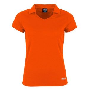 Damska koszulka polo Reece Australia Sheila. Brązowe bluzki REECE, m, bez wzorów, z materiału, bez kołnierzyka, bez ramiączek. Za 140,00 zł.