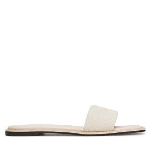 Klapki Calvin Klein. Klapki Calvin Klein, bez wzorów, bez obcasa. Za 259,99 zł.