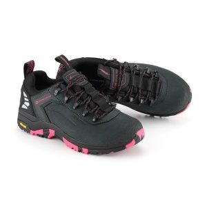 Buty trekkingowe niskie damskie Alpine Pro Spidere Vibram. Czerwone buty trekkingowe Alpine Pro, bez zapięcia. W wyprzedaży za 549,00 zł.