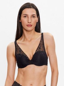 Chantelle Biustonosz z fiszbiną Day To Night C15F70 Czarny. Czarne biustonosze Chantelle, bez wzorów, z syntetyku. Za 249,99 zł.