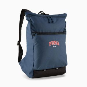 Plecak miejski unisex Puma VARSITY TOPLOADER granatowy 09125101. Niebieskie plecaki Puma. Za 119,13 zł.