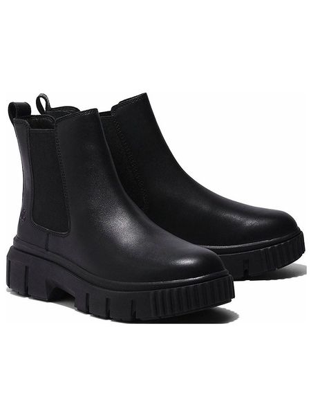 Timberland Skórzane sztyblety "Greyfield" w kolorze czarnym rozmiar: 39,5. Czarne botki Timberland, bez wzorów, bez zapięcia. Za 335,82 zł.