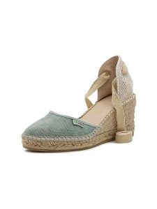 Natural world Czółenka w kolorze turkusowo-beżowym na koturnie rozmiar: 36. Brązowe czółenka Natural World, bez wzorów, bez obcasa, na koturnie, bez zapięcia. Za 165,99 zł.