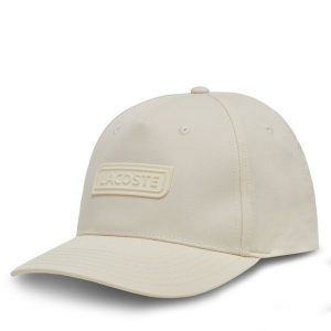 Czapka z daszkiem Lacoste. Brązowe czapki Lacoste, bez wzorów. Za 149,99 zł.