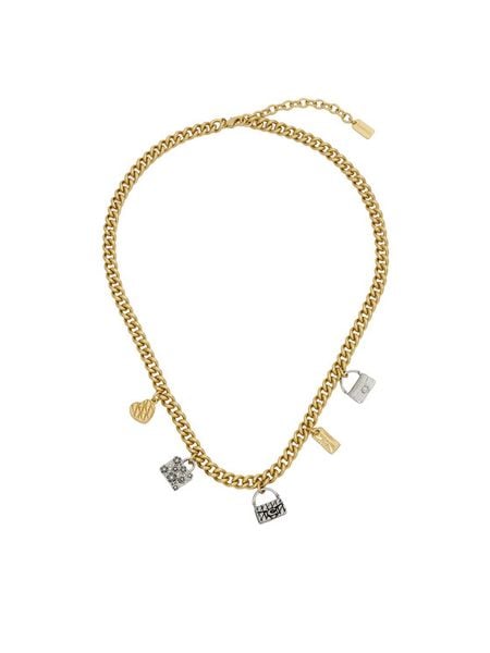 Coach Naszyjnik 37527583 Złoty. Żółte naszyjniki Coach, metalowe. Za 629,99 zł.