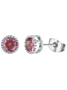 Park Avenue Kolczyki-wkrętki z kryształami Swarovski rozmiar: onesize. Różowe kolczyki Park Avenue, z kryształem, z mosiądzu. Za 61,46 zł.