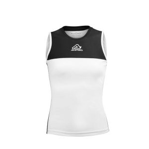 Damski tank top Acerbis Vicky. Białe topy ACERBIS, bez wzorów, eleganckie, bez kołnierzyka, bez ramiączek. Za 135,00 zł.