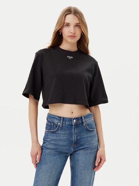 JOOP! Jeans T-Shirt Taky 30046280 Czarny Relaxed Fit. Czarne t-shirty Joop! Jeans, m, bez wzorów, z bawełny, bez kołnierzyka, bez ramiączek. Za 119,99 zł.